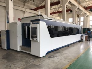 máquina de corte profissional 1000w do laser da fibra do cnc 1500w com tabela da troca