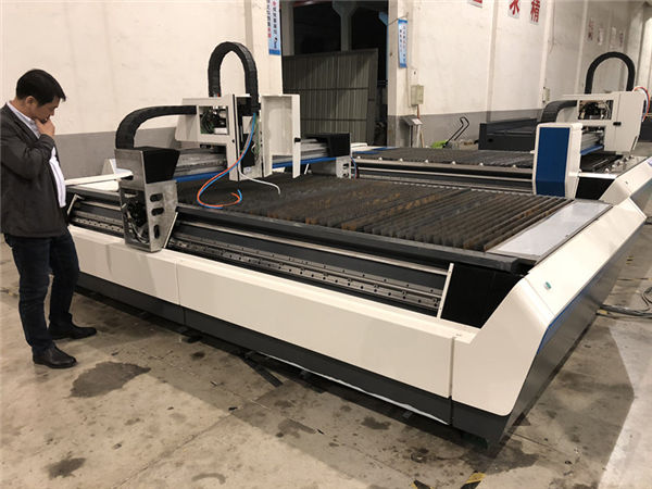 máquina de corte do laser da fibra do cnc mecânico com transmissão dos parafusos da bola