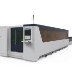 metal que processa o tipo coberto completo 1000w da máquina de corte industrial do laser
