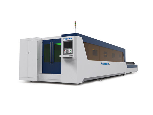 máquina de corte a laser de fibra 500-6000W com alta aceleração até 2,5g