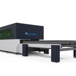 cortador de laser de fibra de metal inteligente transmissão suave boa rigidez