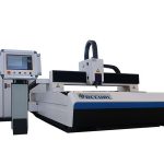 máquina do cnc do corte do laser da placa de aço carbono, equipamento do corte do laser da fibra