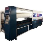 máquina de corte industrial do laser da folha de metal