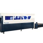 máquina de corte do laser da fibra do cnc da única plataforma, cortador de folha do metal