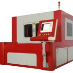 máquina de corte pequena do laser da precisão da fibra para o aço carbono