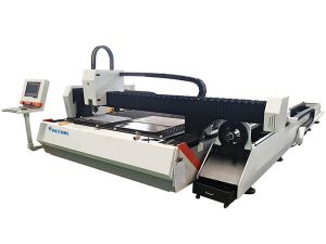 velocidade ajustável da máquina de corte 1500w do laser da fibra do metal do tubo com alimentação automática