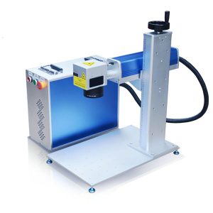 máquina de gravação a laser de fibra 10 metros de design do corpo da máquina