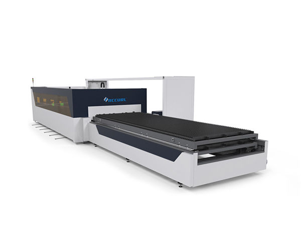 Máquina de corte do laser da fibra do cnc da folha da tubulação do tubo do aço carbono de 4mm com raytools